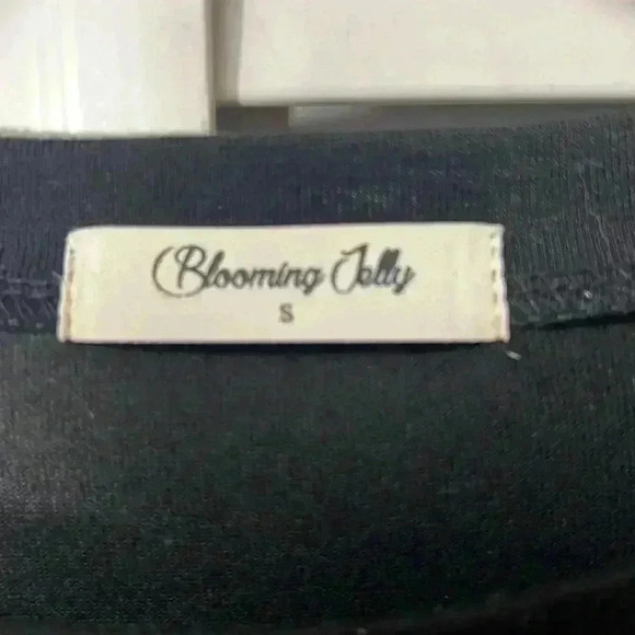 Blooming Jelly Colorblock Leopard Print Casual Short Sleeve Top Size Small - Picture 2 of 5